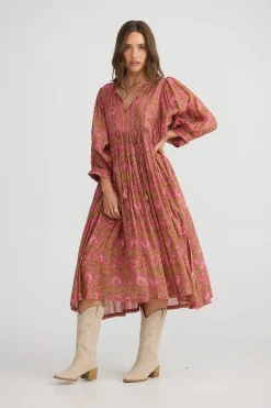 TALISMAN Wisteria Mini Dress AUTUMN SPRITZ