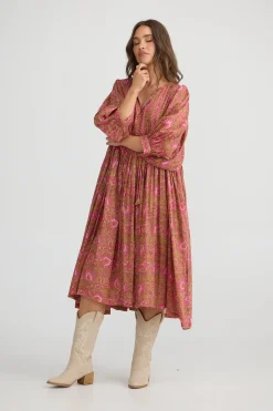 TALISMAN Wisteria Mini Dress AUTUMN SPRITZ