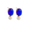 Tiger Tree Blue Sapphire Crystal Pearl