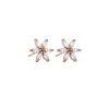 Tiger Tree Crystal Star Flower Studs