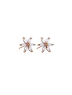 Tiger Tree Crystal Star Flower Studs