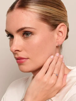 Tiger Tree Ombre Crystal Teardrop Earring BLUE