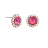 Tiger Tree Pink Alice Crystal Earrings