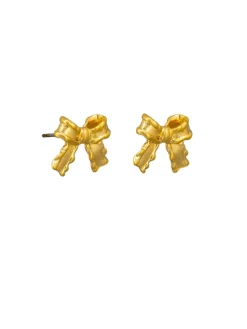 Tiger Tree Pollyanna Bow Studs GOLD