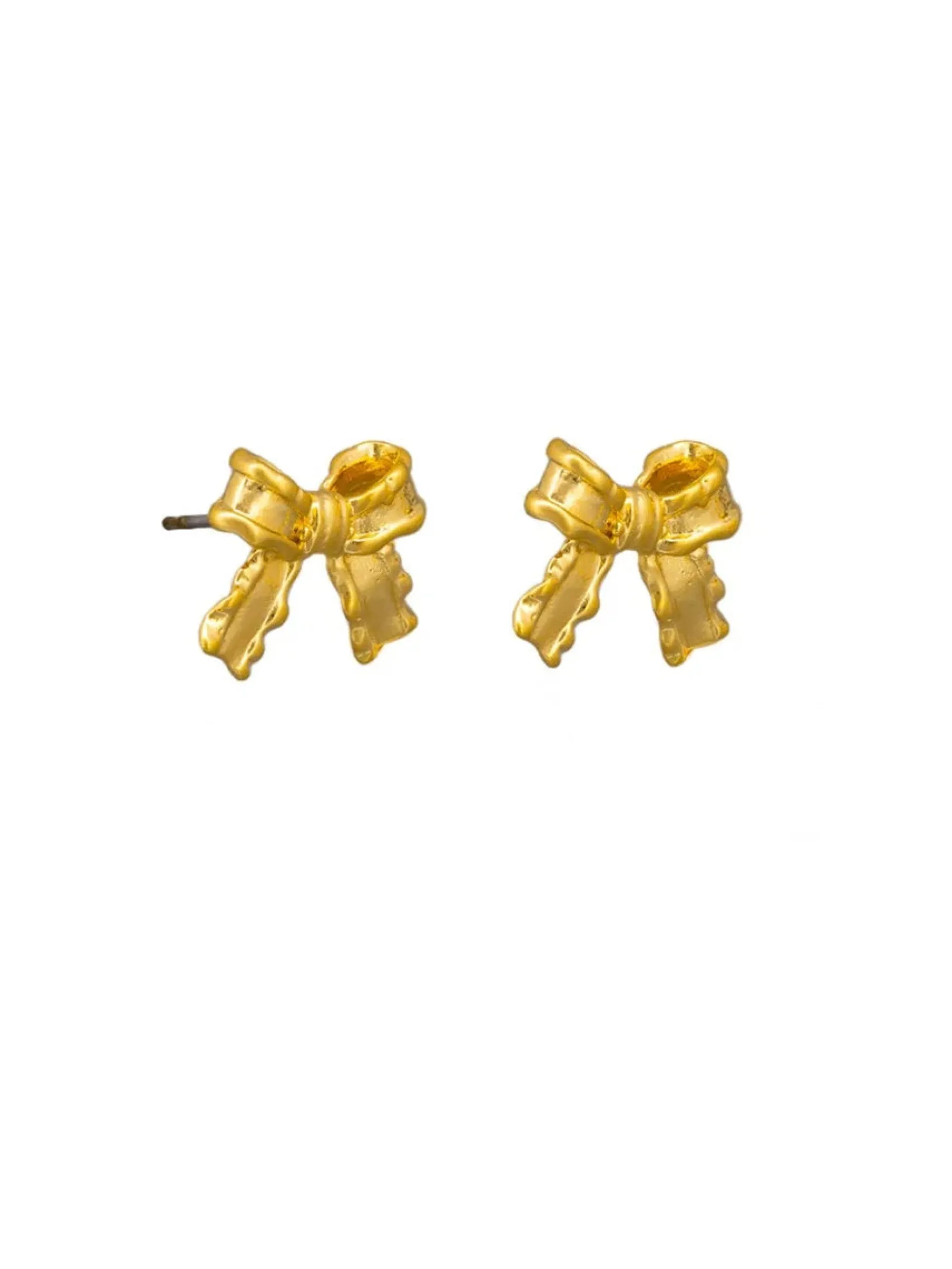 Tiger Tree Pollyanna Bow Studs GOLD
