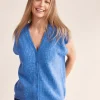Wool Blend Vest DENIM