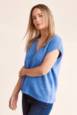 Wool Blend Vest DENIM