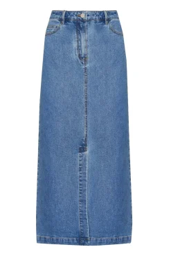 ZK Meridian Skirt MID WASH DENIM