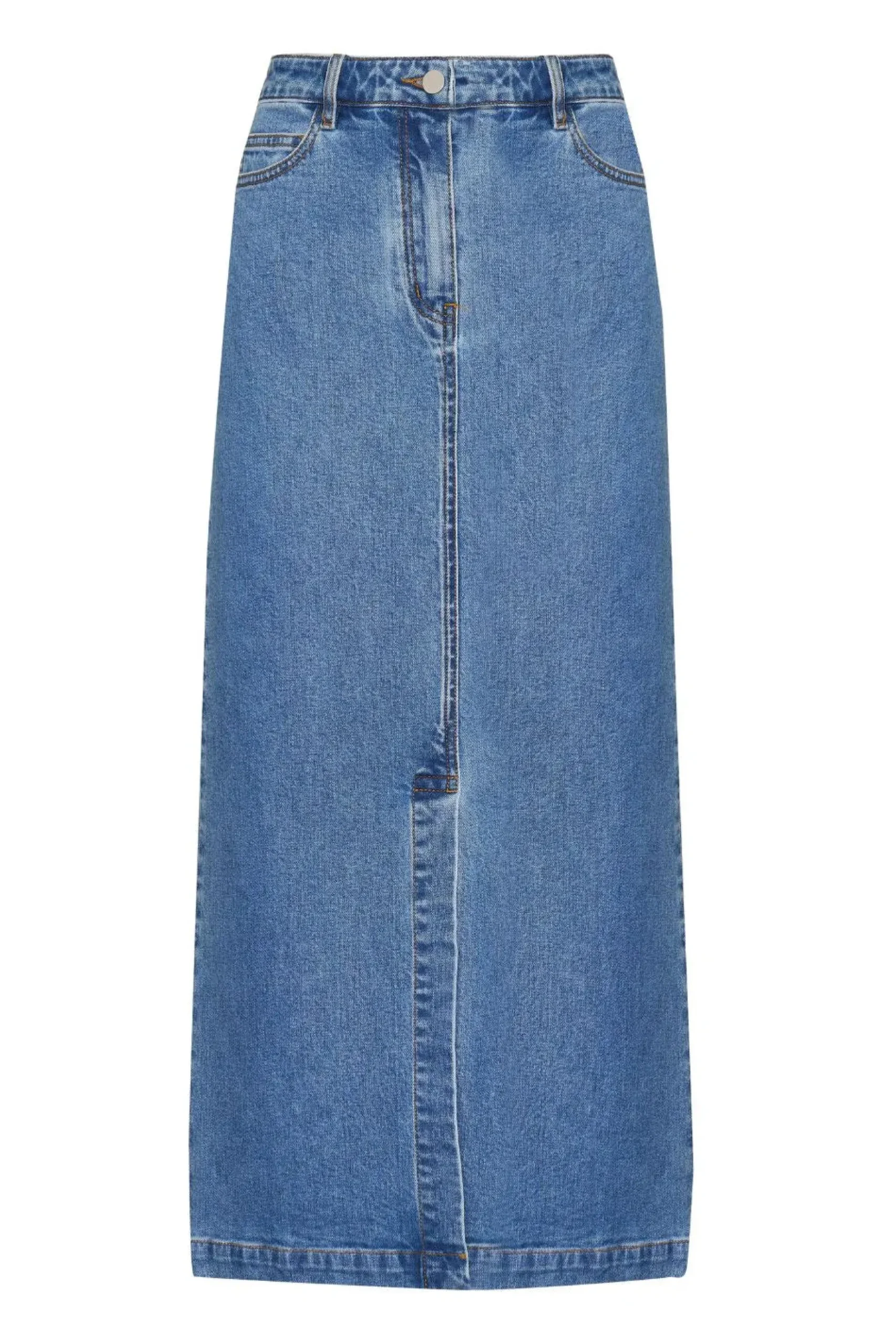 ZK Meridian Skirt MID WASH DENIM