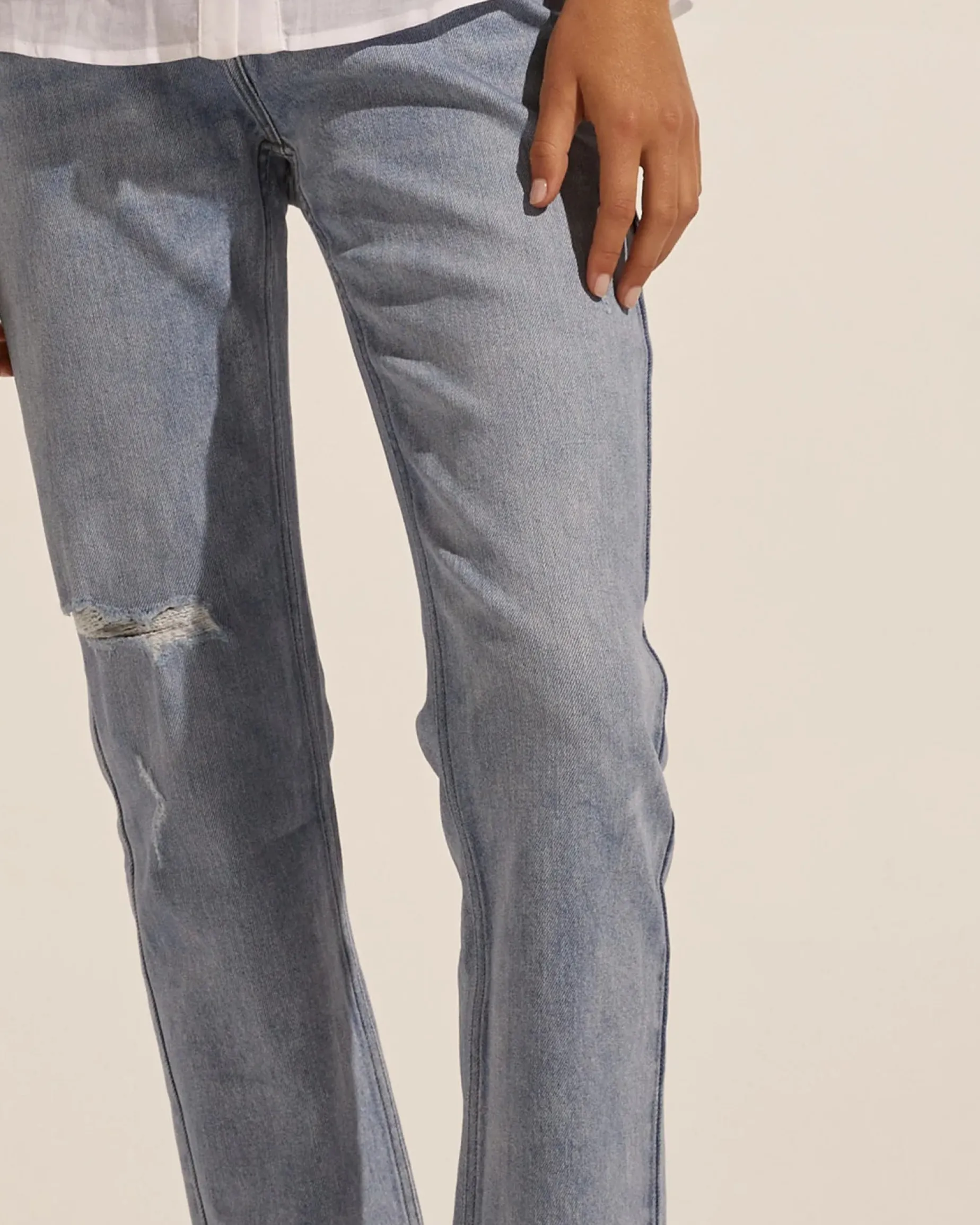 ZK React Jean DISTRESSED DENIM