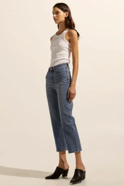 ZK Tariff Jean MID WASH DENIM