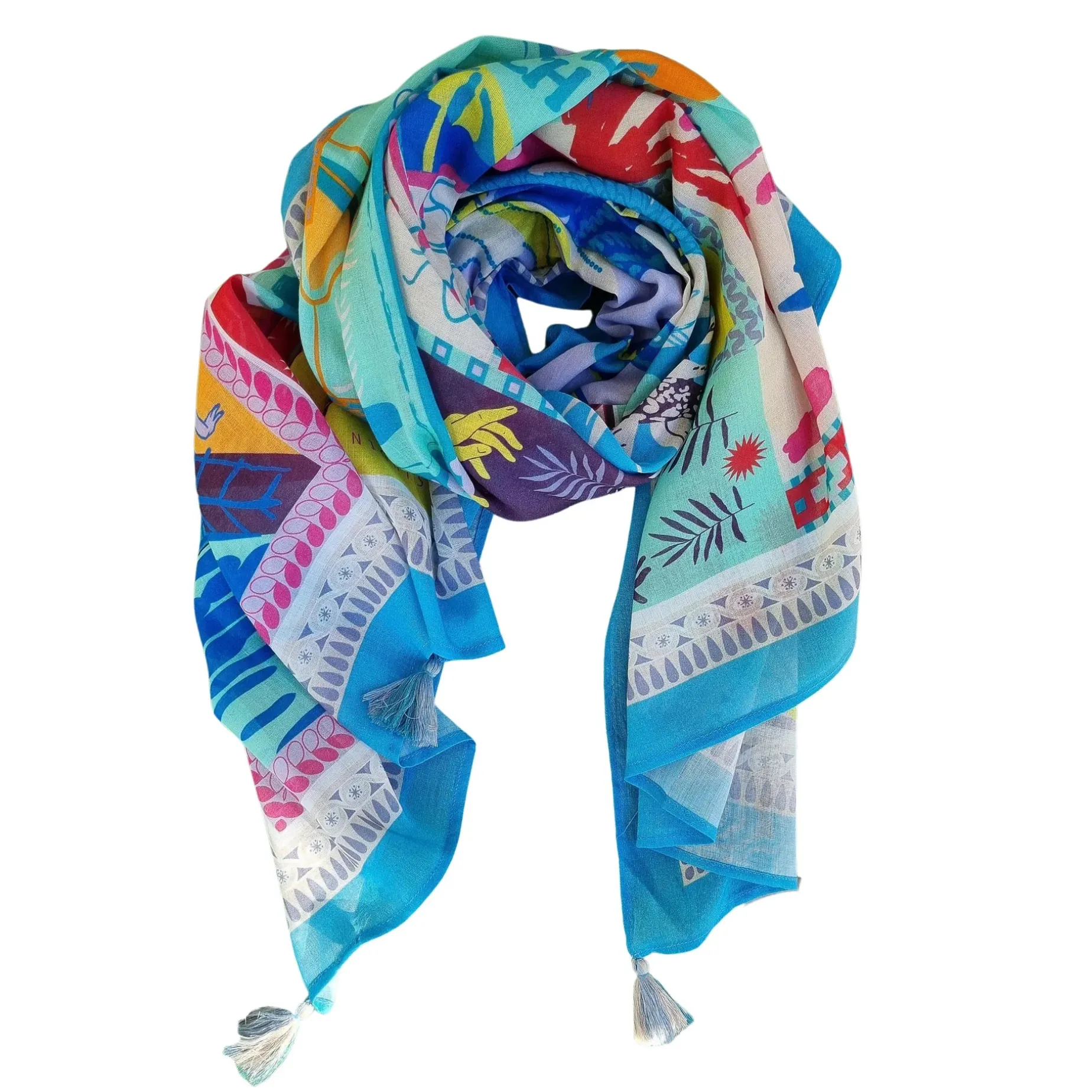 ZODA Scarf TROPICO BLUE