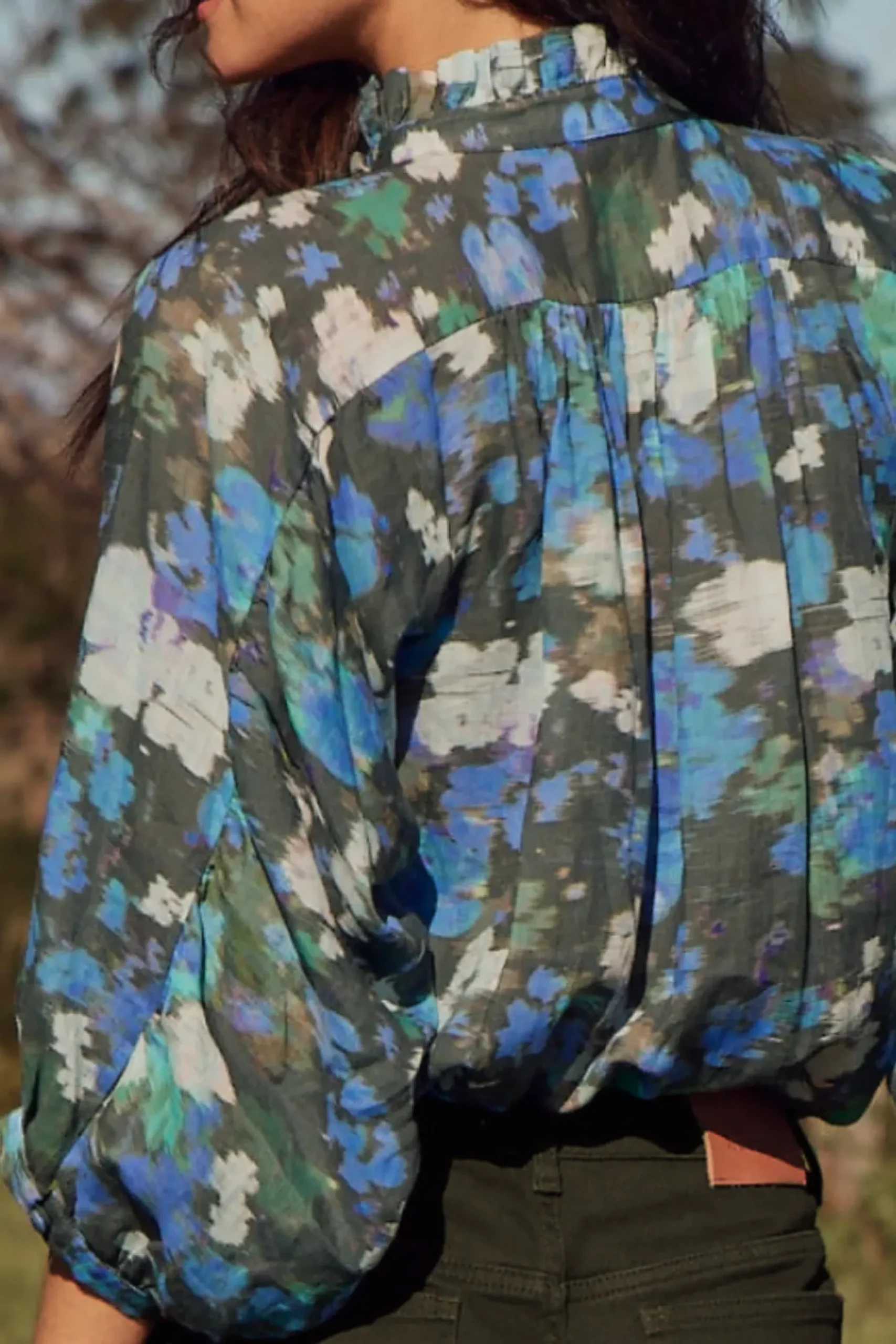 Zoe Kratzmann Crescendo Top FOREST BLUR
