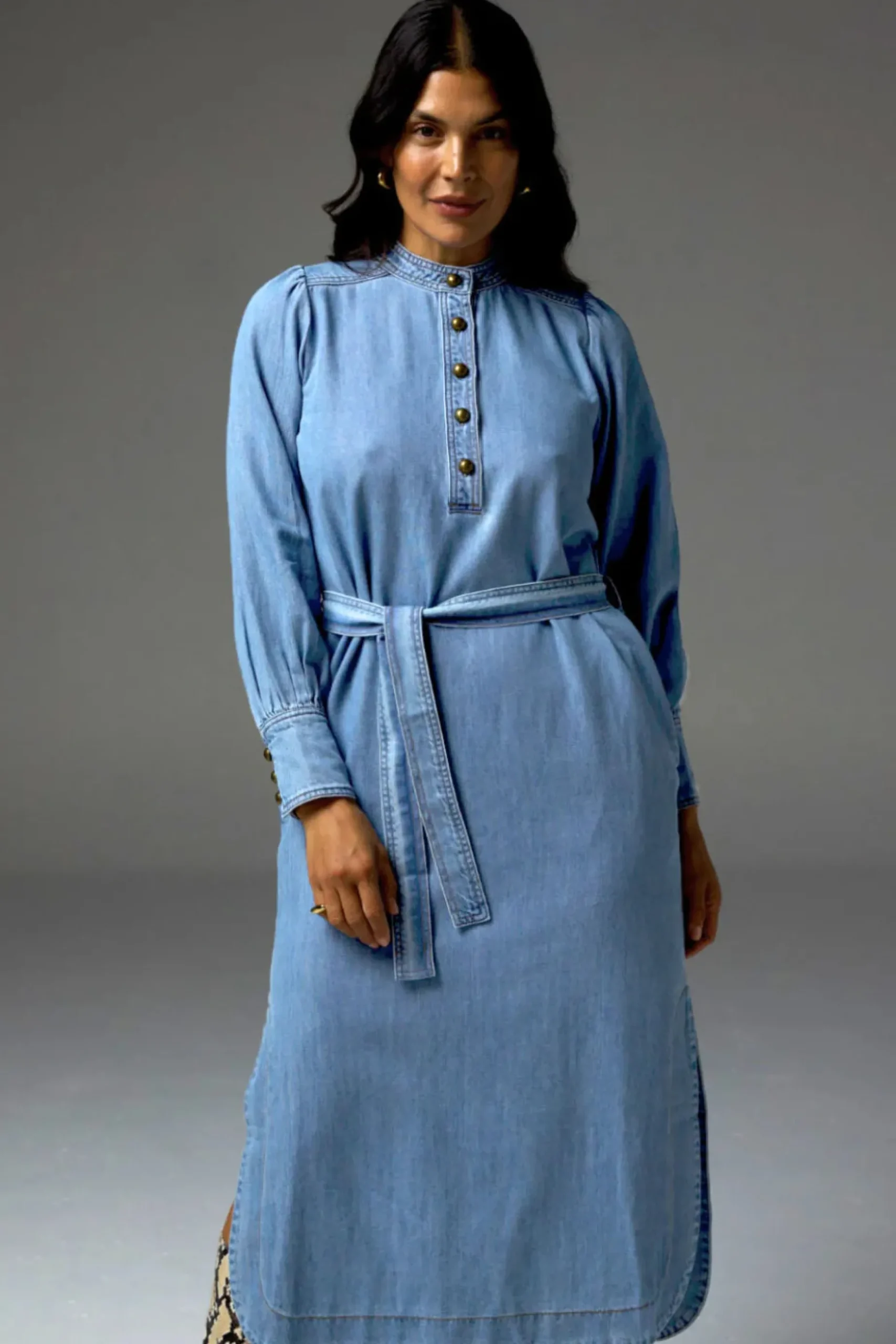 Zoe Kratzmann Snapshot Dress LIGHT WASHED DENIM