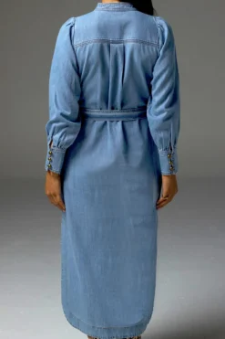 Zoe Kratzmann Snapshot Dress LIGHT WASHED DENIM